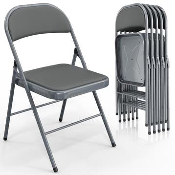 Klapstoelen - Vouwstoelen - Set van 6 - Eettafelstoelen - Gr, Verzenden, Nieuw
