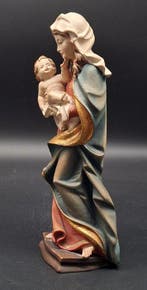 Figuur - Madonna mit Jesuskind - 25 cm - Hout