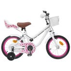vidaXL Kinderfiets Met Zijwieltjes 12 Inch voor 2-4 jaar oud, Fietsen en Brommers, Fietsen | Racefietsen, Verzenden, Nieuw