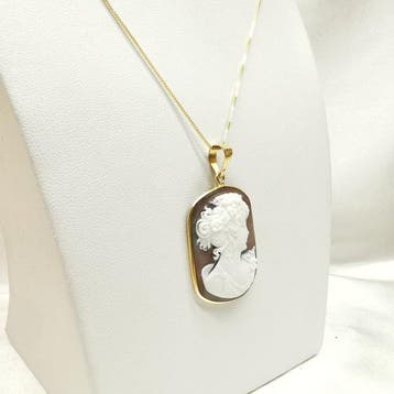 Argento 925 - Cameo - Handgegraveerde camee