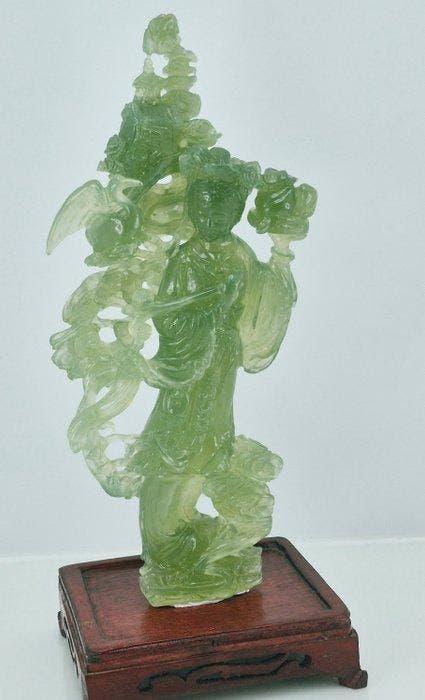 GIADA NATURALE sculptuur - 23 cm, Collections, Minéraux & Fossiles