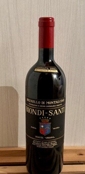 2004 Biondi Santi, Tenuta Greppo - Brunello di Montalcino -, Nieuw
