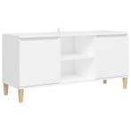 Tv-meubel Wit 103cm | Retour deal | 46% korting, 100 tot 150 cm, Verzenden, Scandinavisch, Zo goed als nieuw