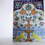 Carreau - Panneau mural en céramique tunisienne - 12