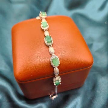 Sans prix de réserve - Bracelet Argent - 4.00ct. tw.
