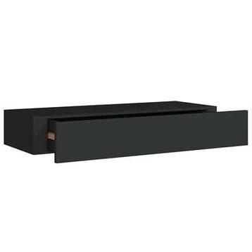 MDF Zwart schap | Retour deal | Knallerprijs (wandplank), Verzenden