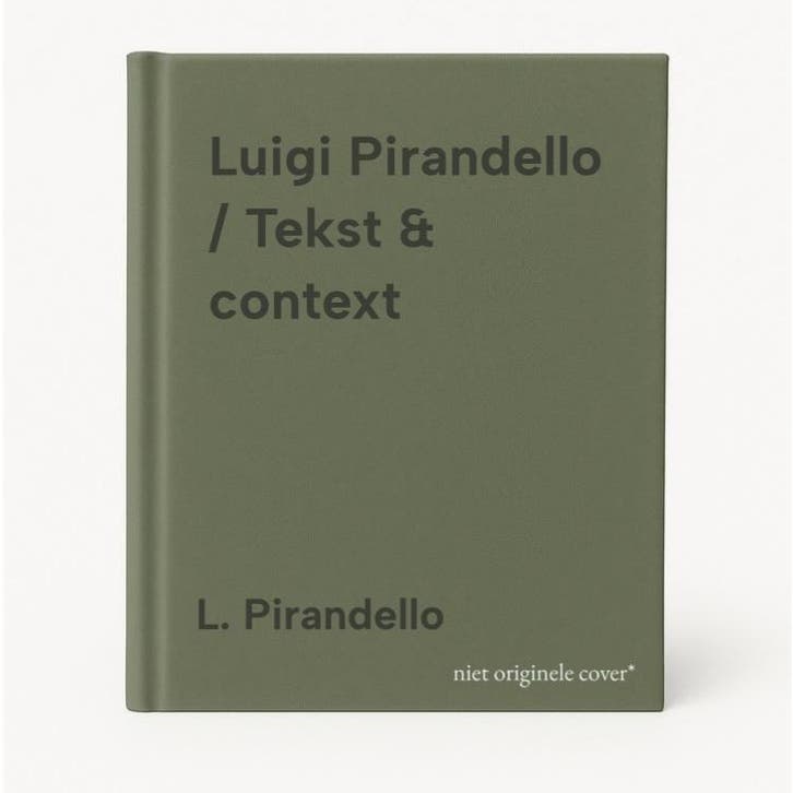 Luigi Pirandello / Tekst & context 9789064032370, Livres, Livres Autre, Envoi