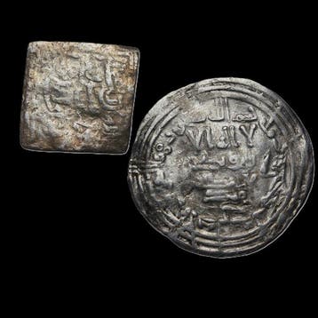 islamique. Lote de 2 dirhams al Andaluz Califato de Córdoba