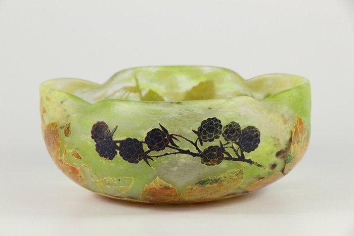 Daum Frères, Daum Nancy - Plat - Verre, Antiquités & Art, Art | Objets design
