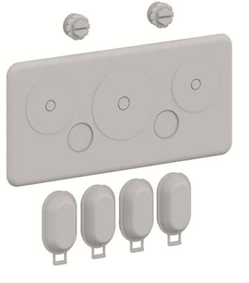 ABB Components Comfortline Installation Set For A-Cabinet, Doe-het-zelf en Bouw, Verzenden, Nieuw