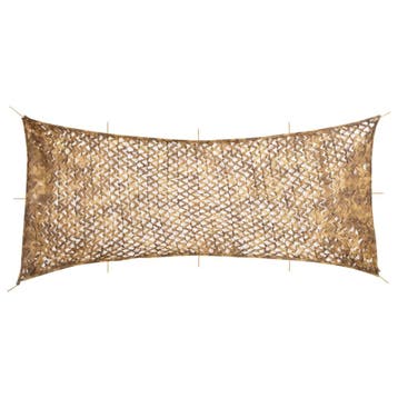 vidaXL Camouflagenet met opbergzak 844x429 cm zandkleurig, Verzenden, Nieuw
