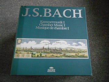 J.S. Bach - Diverse artiesten - 1 Box set (7 LPs) + 5 x, Cd's en Dvd's, Nieuw in verpakking