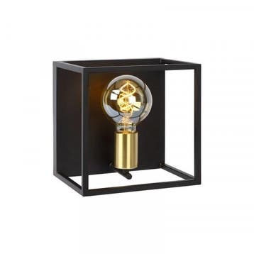 Lucide RUBEN - Wandlamp - 1xE27 - Zwart -, Huis en Inrichting, Verzenden, Nieuw