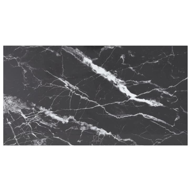 vidaXL Tafelblad 120x65 cm 8 mm gehard glas met marmeren, Maison & Meubles, Pièces pour table, Envoi