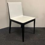 complete set 2 stuks B&B Italia EL eetkamer stoel, wit leder, Huis en Inrichting, Gebruikt, Zwart