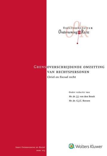 Grensoverschrijdende Omzetting Van Rechtspersonen |  | Nieuw, Verzenden
