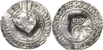Pfahlschildgroschen ohne Jahr (1425/1440), Sachsen, Haus..., Verzenden, België