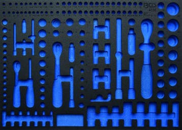 Bgs Technic 3/3 Tool Tray (408x567x32 mm), leeg, voor 192-de, Verzenden, Nieuw