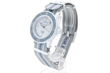 Blancpain × Swatch - Fifty Fathoms Grey - Zonder
