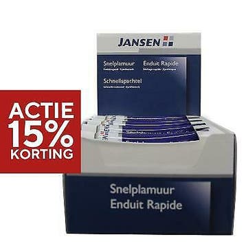 Jansen SNELPLAMUUR (voorheen Ahrweitex Schnellspachtel) tube, Verzenden, Nieuw