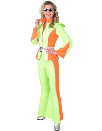 Dames disco pak fluo, Ophalen of Verzenden, Nieuw