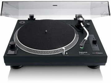 Lenco L-3828BK - Draaitafel - Direct drive USB - Zwart, Verzenden, Nieuw
