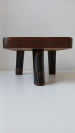 Plantentafel - Hout - Jaren 50 - Brutalist, Antiquités & Art