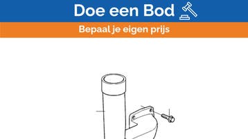 Bieden: Volvo Penta D3 uitlaatspruitstuk zwart - 21190796, Ophalen of Verzenden