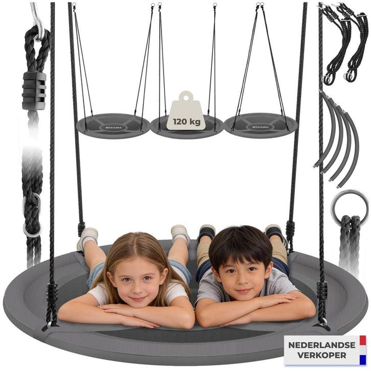 Nestschommel Swayer, in hoogte verstelbaar, 120 kg, Enfants & Bébés, Jouets | Extérieur | Aires de jeux, Envoi