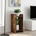 vidaXL Plantenstand Gerookte Eik 30 x 30 x 60 cm, Verzenden