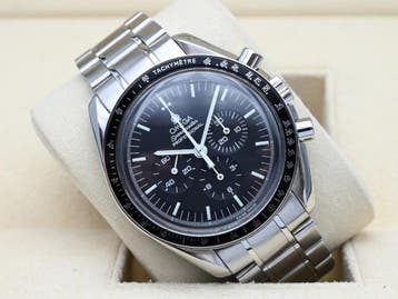 Omega Speedmaster Ref. 3570.50.00 Year 2007 (Box & Papers), Overige merken, Staal, Polshorloge, Ophalen of Verzenden