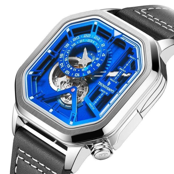 Tecnotempo - Dynamic Shuttle Automatic Engine - - TT.SH.BL, Handtassen en Accessoires, Horloges | Heren