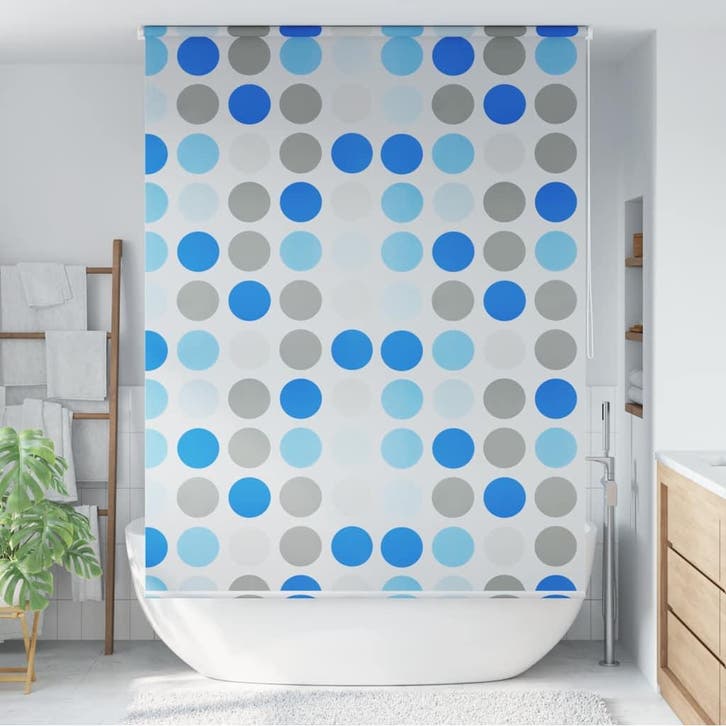 vidaXL Rolgordijn voor douche cirkel 160x240 cm, Huis en Inrichting, Badkamer | Badtextiel en Accessoires, Nieuw, Verzenden