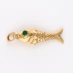 Hanger - 18 karaat Geel goud - Vis