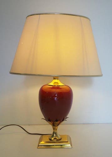 Lampe de table - Laiton - Le Dauphin, Nieuw