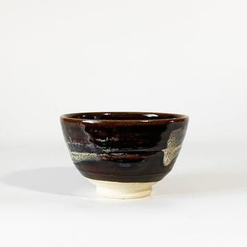 Kiyomizu Ware - Yazan () - Chawan - Steengoed - Karatsu