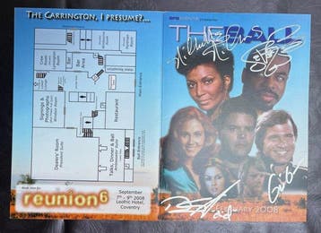 Star Trek, Buck Rogers, Battlestar Galactica - 4x signed, Nieuw