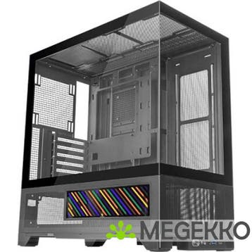 Mars Gaming MC-LCDX Midi Tower Zwart, Verzenden