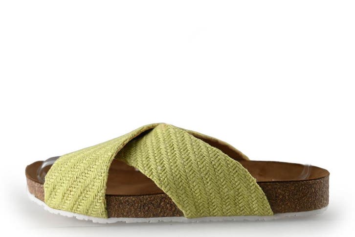 Haflinger Slippers in maat 39 Geel, Kleding | Dames, Schoenen, Geel, Zo goed als nieuw, Slippers, Verzenden