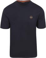 Napapijri Badge T-shirt Navy maat Maat 52/54 (L) Heren, Vêtements | Hommes, T-shirts, Verzenden