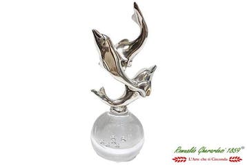 Giuliano Ottaviani opera in lastra argento 800 - sculptuur,