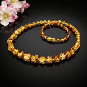 Barnsteen - Exclusive Baltic Amber Necklace – Natural Honey