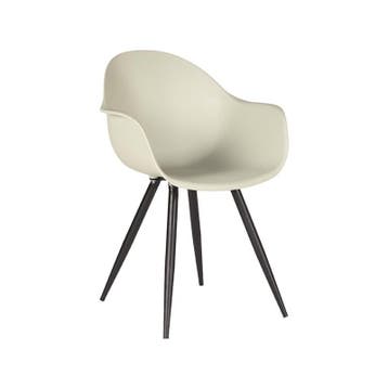 Stoel Luca | Breeze | Kunststof | Zwart Metalen Frame | 2, Verzenden, Nieuw in verpakking