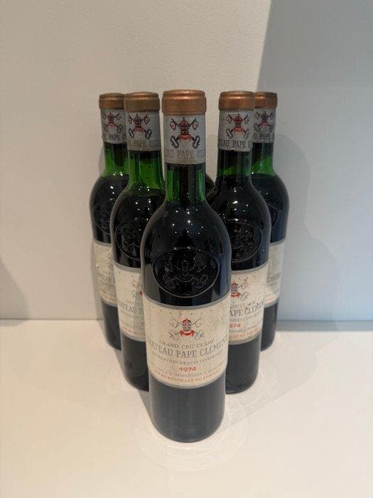 1974 Chateau Pape Clement - Pessac-Gironde Grand Cru Classé, Verzamelen, Wijnen