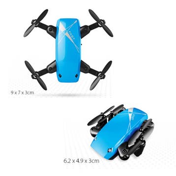 S9W Mini RC Pocket Drone Quadcopter Speelgoed met Gyro, Verzenden