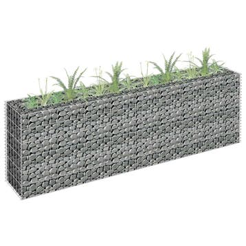 vidaXL Gabion plantenbak verhoogd 180x30x60 cm, Verzenden