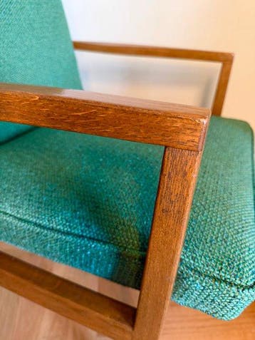 Knoll - vincent cafiero - Fauteuil - Walnoot - Vincent