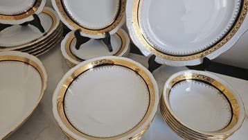 Limoges - Service de table pour 6 personnes (21) - Tirage, Antiquités & Art