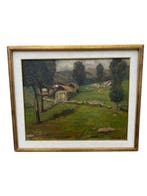 École italienne (XX) - Paesaggio montsno