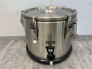 HCB RVS : Conteneur isotherme portable avec robinet de, Verzenden